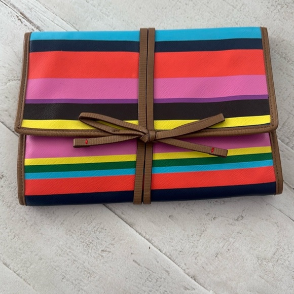 Handbags - Stella & Dot Striped Travel, Jewelry Organizer